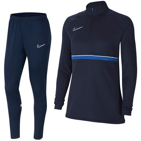 nike dri-fit academy 21 trainingspak donkerblauw wit|Nike trainingspak dames.